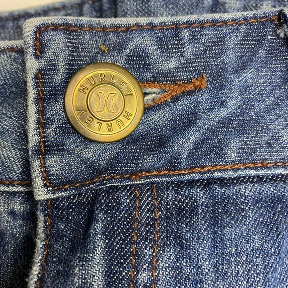 hurley denim skirt Sz 7 - Picture 2 of 4